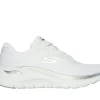 SKECHERS Arch Fit 2.0 - Glow The Distance BRANCO / PRATEADO Cheap