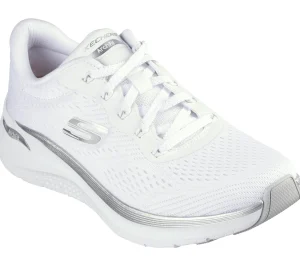SKECHERS Arch Fit 2.0 - Glow The Distance BRANCO / PRATEADO Cheap