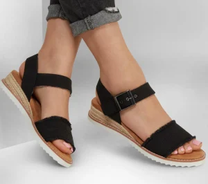 SKECHERS BOBS Desert Kiss - Adobe Princess PRETO Sale