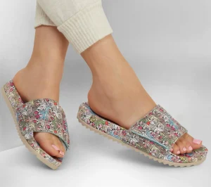 SKECHERS BOBS Pop-Ups 2 - Spring Crush TAUPE / MULTICOR Flash Sale
