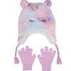 SKECHERS Cold Weather Plush Tie-Dye Unicorn Hat Set MULTICOR Shop