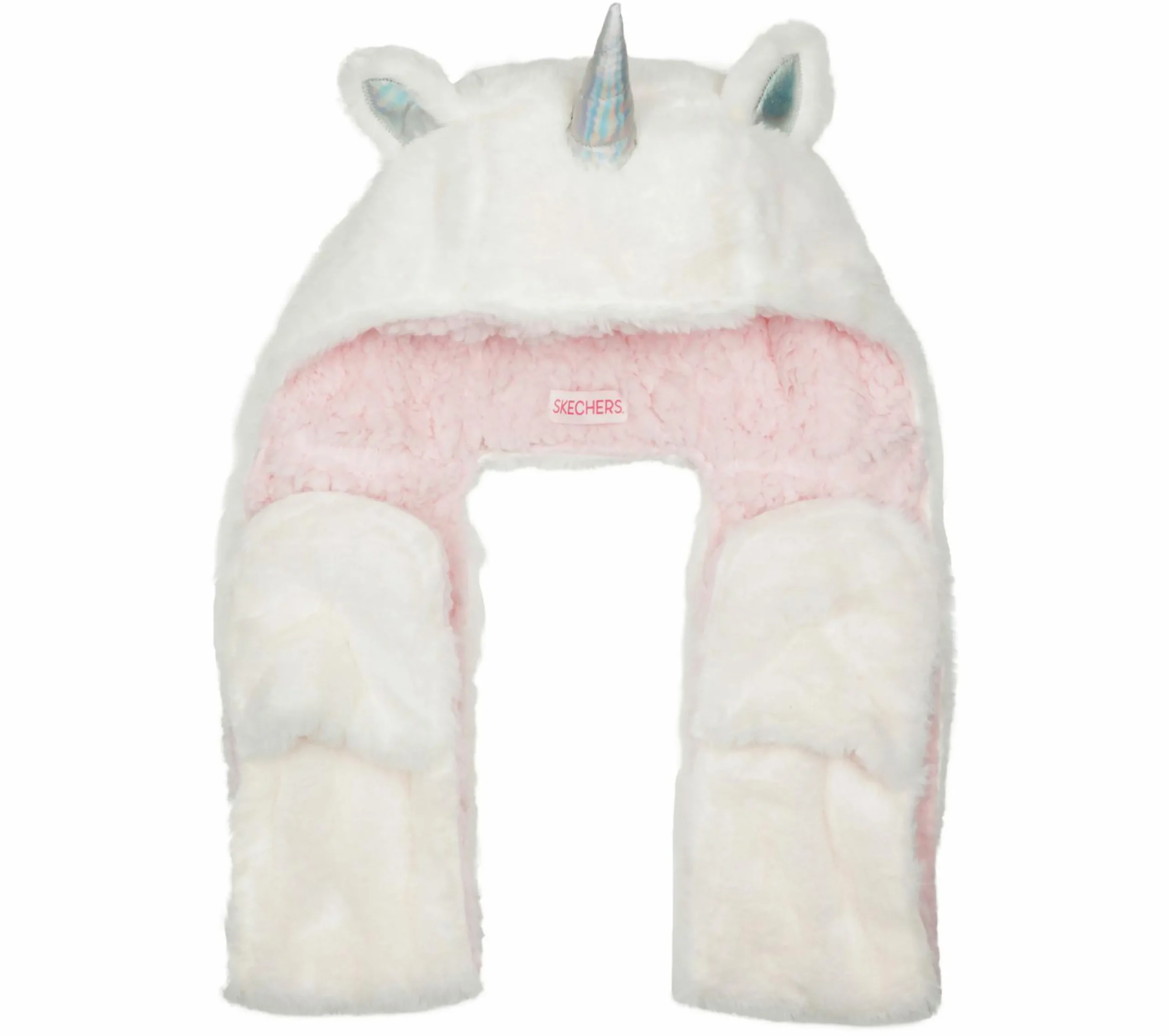 cold_weather_unicorn_crit_0.webp SKECHERS Cold Weather Unicorn Critter Hood BRANCO Flash Sale