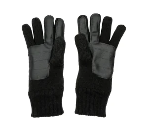 SKECHERS Contrast Knit Gloves - 1 Pair PRETO Fashion