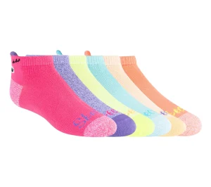 SKECHERS 3D Ears Critter Socks - 6 Pack MULTICOR Sale