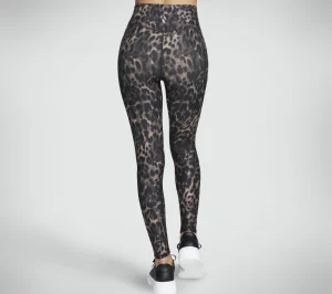 SKECHERS Diamond Brushed Cheetah High Waisted Legging NATURAL / TAUPE Clearance