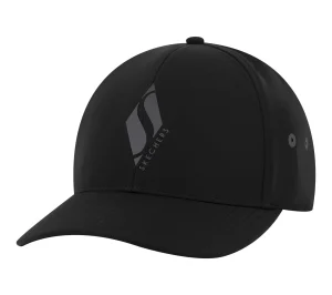SKECHERS Diamond S Stretch Fit Hat PRETO Best Sale