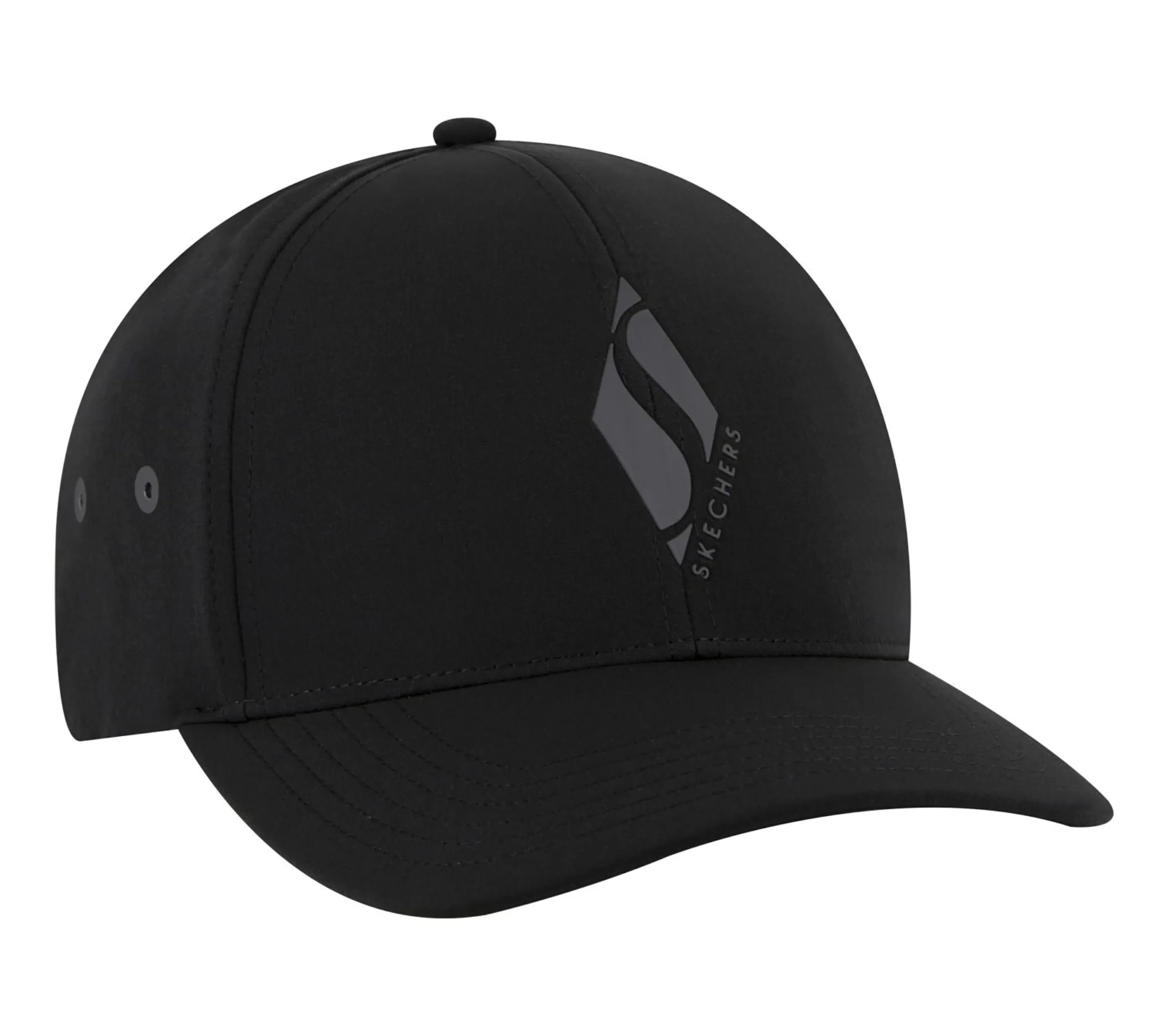 diamond_s_stretch_fit_hat_3.webp SKECHERS Diamond S Stretch Fit Hat PRETO Best Sale