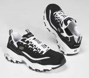 SKECHERS D'Lites PRETO / BRANCO Clearance