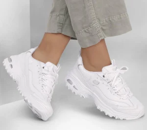 SKECHERS D'Lites - Fresh Start BRANCO / PRATEADO Cheap
