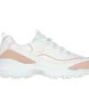 SKECHERS D'Lites - New Heat BRANCO / LARANJA Fashion