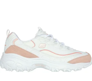SKECHERS D'Lites - New Heat BRANCO / LARANJA Fashion