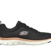 SKECHERS Flex Appeal 4.0 - Brilliant View PRETO / DOURADO ROSA Online