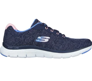SKECHERS Flex Appeal 4.0 - Fresh Move NAVY / MULTICOR Shop
