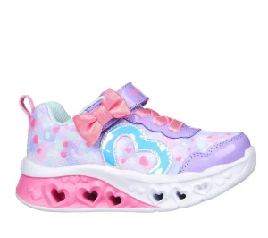 SKECHERS Flutter Heart Lights - Kind Spirit LAVANDA / ROSA CHOQUE Clearance