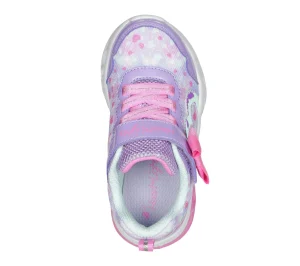 SKECHERS Flutter Heart Lights - Kind Spirit LAVANDA / ROSA CHOQUE Clearance