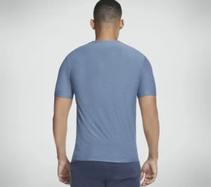 SKECHERS GO DRI All Day Tee AZUL / CINZENTO Best