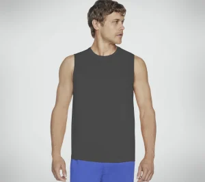 SKECHERS GO DRI Charge Muscle Tank PRETO / CARVÃO Hot