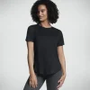 SKECHERS GO DRI Swift Tunic Tee PRETO Hot