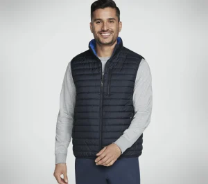 SKECHERS GO SHIELD Altitude Reversible Vest PRETO Outlet