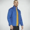 SKECHERS GO SHIELD Altitude Reversible Jacket ROYAL Discount