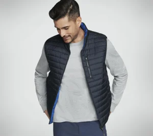 SKECHERS GO SHIELD Altitude Reversible Vest PRETO Outlet
