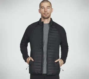 SKECHERS GO SHIELD Hybrid Jacket PRETO New