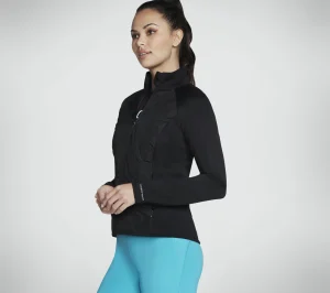 SKECHERS GO SHIELD Hybrid Performance Jacket PRETO Outlet