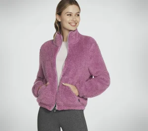 SKECHERS GO SNUGGLE Sherpa Jacket MALVA Online
