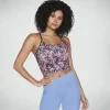 SKECHERS GO STRETCH Fantasy Fields Racerback Bra PRETO / VERMELHO / AZUL Shop