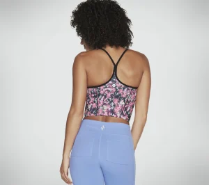 SKECHERS GO STRETCH Fantasy Fields Racerback Bra PRETO / VERMELHO / AZUL Shop
