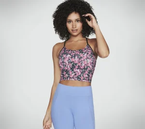 SKECHERS GO STRETCH Fantasy Fields Racerback Bra PRETO / VERMELHO / AZUL Shop