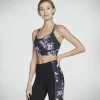 SKECHERS GO STRETCH Winter Bloom Bra PRETO / LAVANDA / ROSA Hot