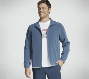 SKECHERS GO WALK Everywhere Full Zip Jacket DENIM Hot