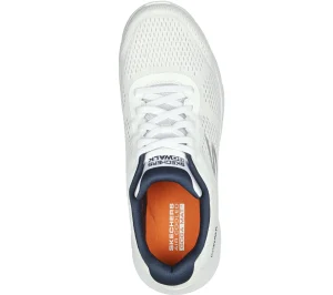 SKECHERS GO WALK Flex - Remark BRANCO / NAVY New