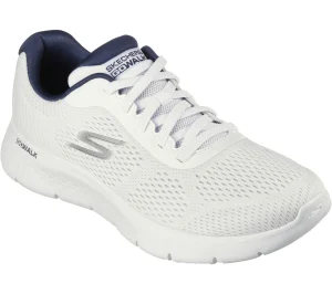 SKECHERS GO WALK Flex - Remark BRANCO / NAVY New