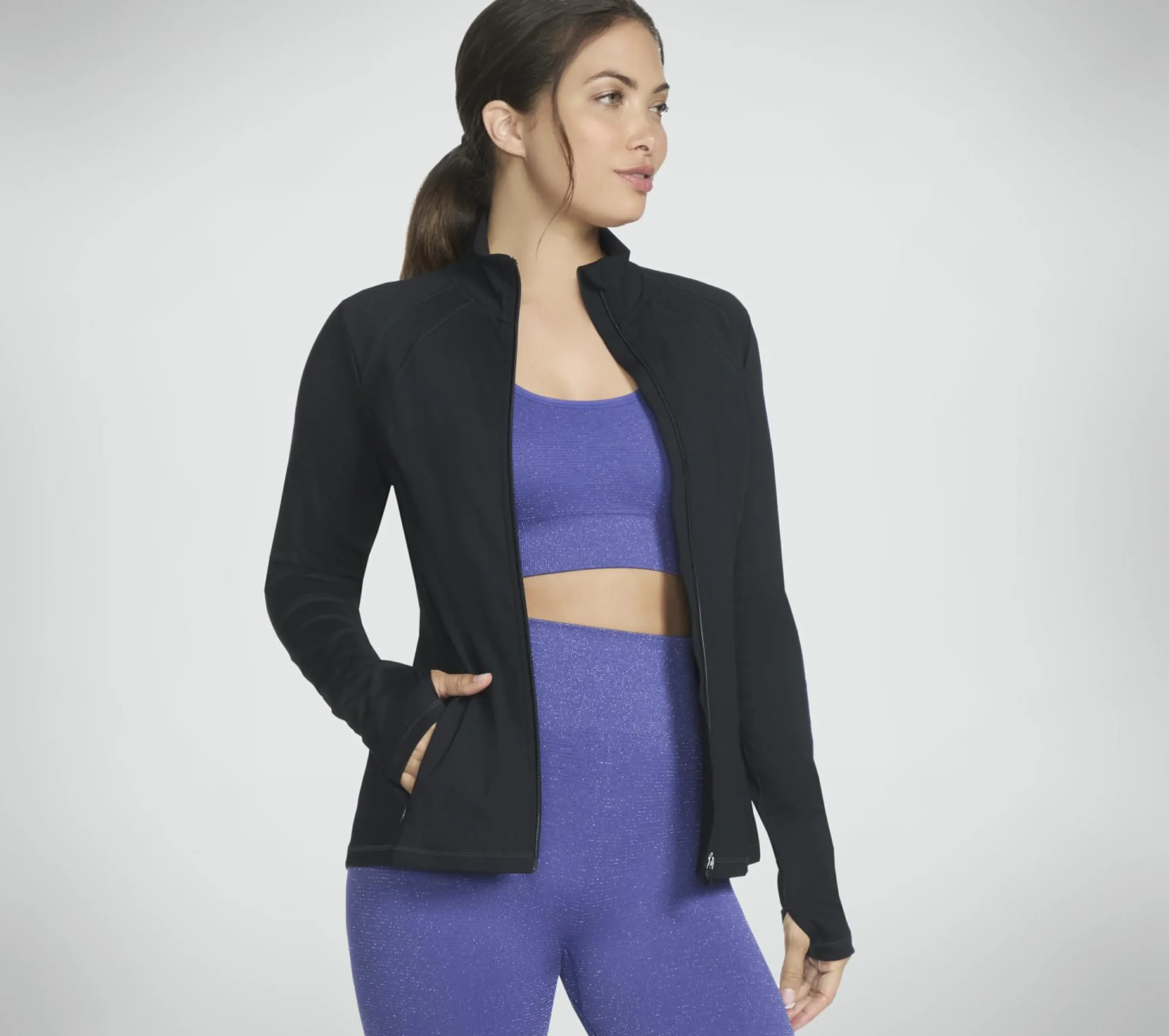 go_walk_jacket_3.webp SKECHERS GO WALK Jacket PRETO Hot
