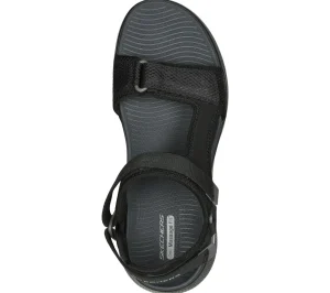 SKECHERS GO WALK Massage Fit Sandal PRETO / CINZENTO Store