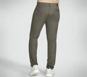 SKECHERS GO WALK Premium 5 Pocket Pant CASTANHO / AZEITONA Sale