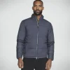 SKECHERS GOSHIELD ELEMENT JACKET CARVÃO / NAVY Clearance