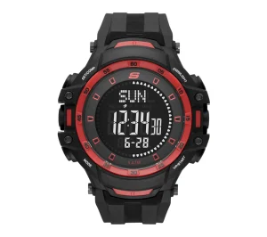 SKECHERS Grandpoint Black & Red Watch PRETO Cheap