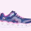 SKECHERS Heart Lights - Retro Hearts NAVY / MULTICOR Cheap
