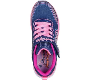 SKECHERS Heart Lights - Retro Hearts NAVY / MULTICOR Cheap