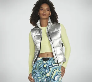 SKECHERS Hypershine Vest PRATEADO Online