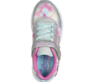 SKECHERS Infinite Heart Lights - Color Lovin PRATEADO / MULTICOR New