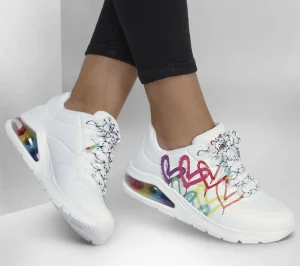 SKECHERS JGoldcrown: Uno 2 - Floating Love BRANCO Discount