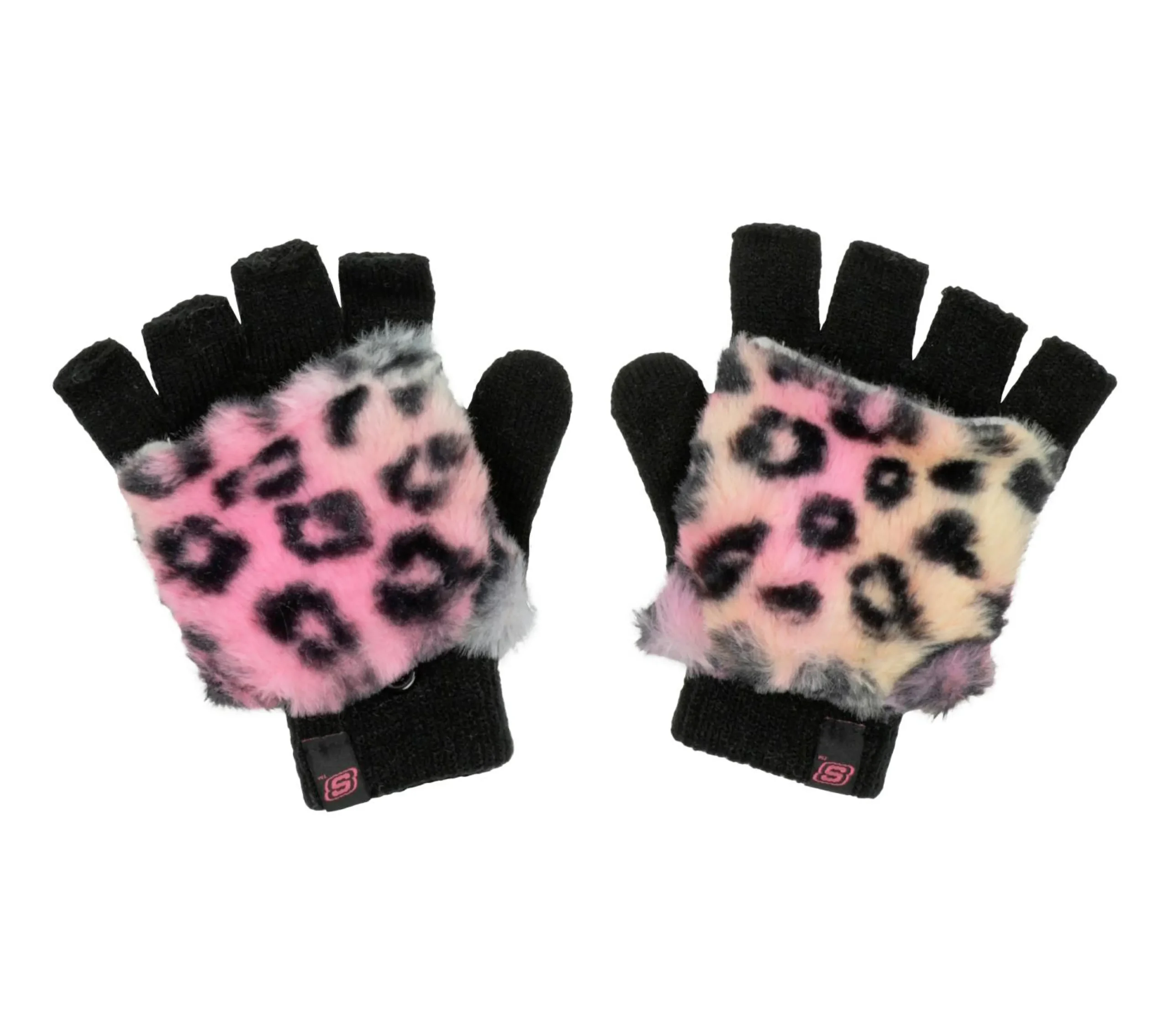 leopard_kitty_faux_fur_mi_0.webp SKECHERS Leopard Kitty Faux Fur Mittens MULTICOR Discount