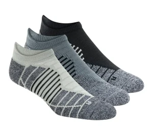 SKECHERS Low Cut PolyNylon Performance Socks - 3 Pack CINZENTO Cheap