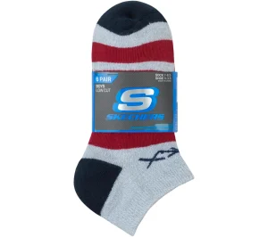 SKECHERS Low Cut Super Soft Socks - 6 Pack MULTICOR Cheap