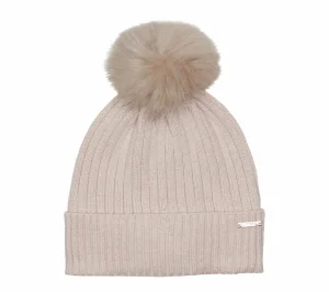 SKECHERS Metallic Ribbed Beanie Hat ROSA Online