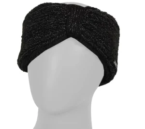 SKECHERS Metallic Yarn Winter Headwrap PRETO Best